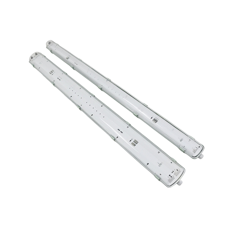 How does the tri-proof bracket light achieve its emergency lighting function in an emergency?