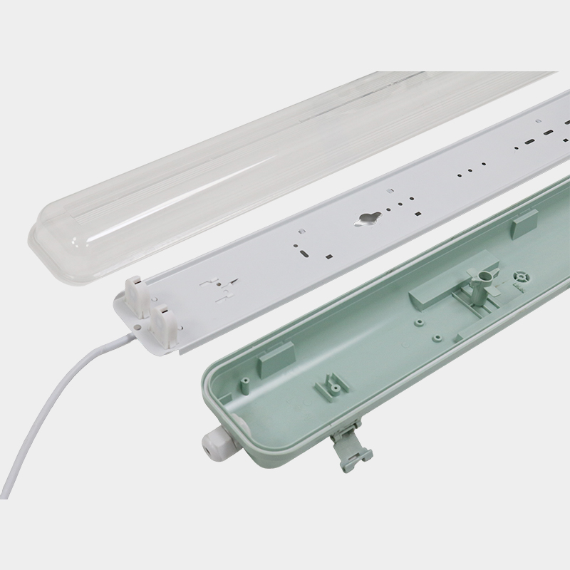 LED Tri-Proof Lamp Bracket Kit Single And Double Tri-Proof Bracket Long Strip Ip65 Tri-Proof Lamp Bracket
