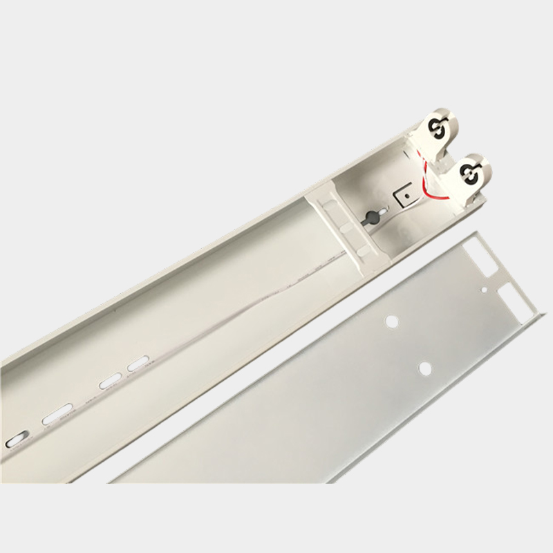 T8 Double Tube Fluorescent Lamp Bracket T8 Double Flat Cover Bracket 1.2M/0.6M/0.9M Thickened T8LED Lamp Bracket