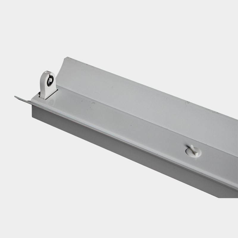 T8 Single Tube With Hood Single Tube With Hood Bracket Multiple Specifications To Choose From Long Strip Spray White Single Tube With Hood Bracket