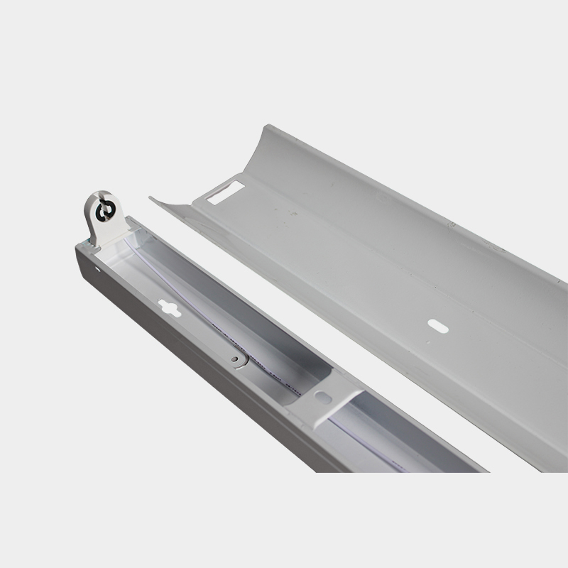 T8 Single Tube With Hood Single Tube With Hood Bracket Multiple Specifications To Choose From Long Strip Spray White Single Tube With Hood Bracket