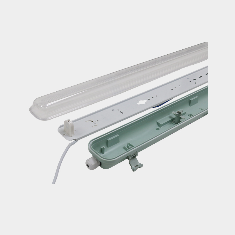 LED Tri-Proof Lamp Bracket Kit Single and Double Tri-Proof Bracket Long Strip IP65 Tri-Proof Lamp Bracket