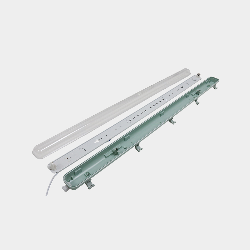 LED Tri-Proof Lamp Bracket Kit Single and Double Tri-Proof Bracket Long Strip IP65 Tri-Proof Lamp Bracket
