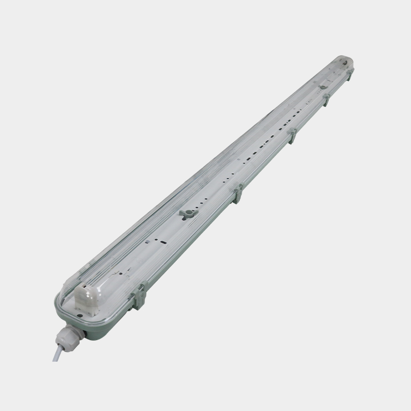 LED Tri-Proof Lamp Bracket Kit Single and Double Tri-Proof Bracket Long Strip IP65 Tri-Proof Lamp Bracket